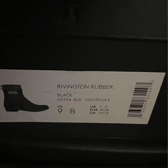 Coach rain boots size 9. Never worn. - Picture 2 of 4